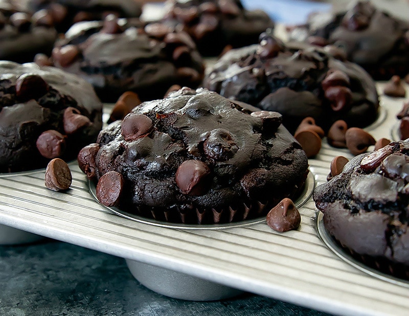 The Avocado Secret: How to Bake Fudgy & Moist Chocolate Muffins